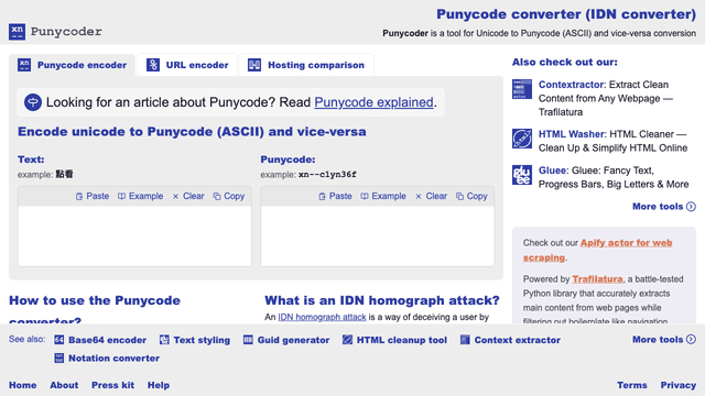 Homepage (encode & decode)