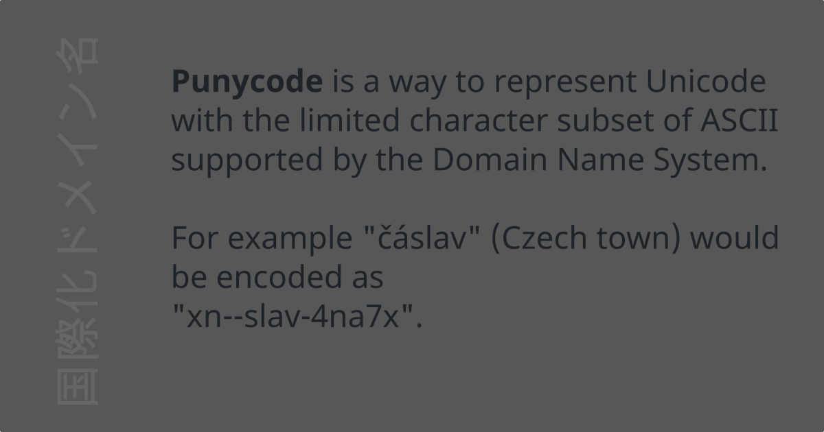 Punycode converter (IDN converter), Punycode to Unicode 